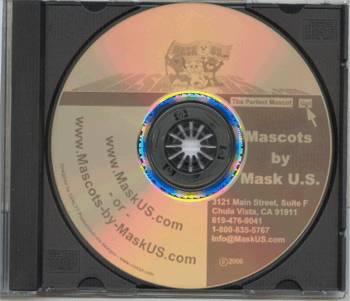 Mascots by Mask U.S. Light-Scribe Disk Label