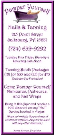 Pamper Yourself Nails & Tanning - Promotional Brochure