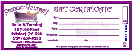 Pamper Yourself Nails & Taning - Gift Certificate