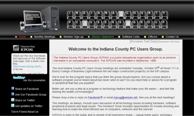 Indiana County PC Users Group (ICPCUG)