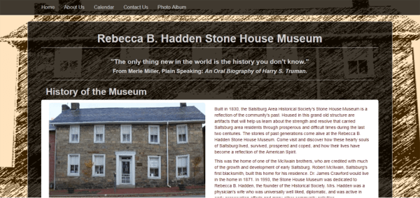 Rebecca B. Hadden Stone House Museum